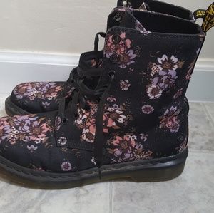 Dr. Martens Floral boots size 10 womens